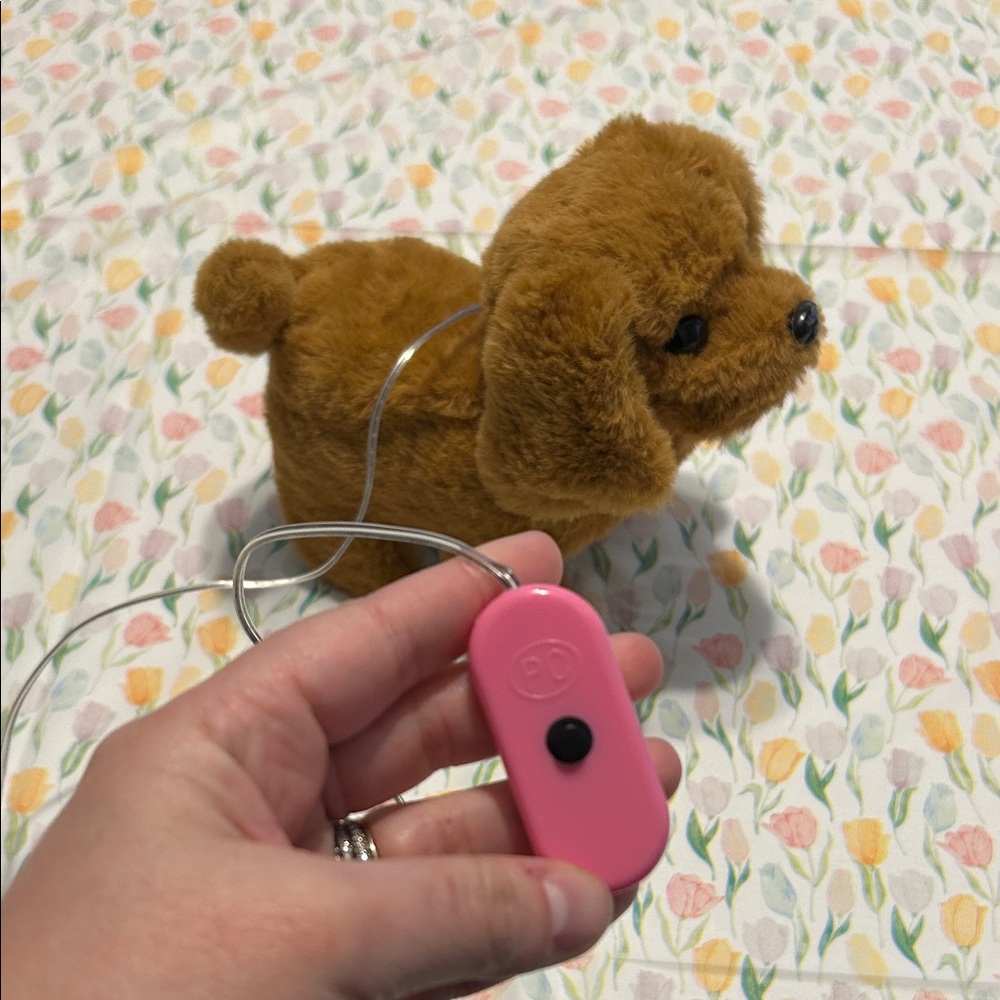 Brown Plush Walking Toy Dog with Pink Remote - Unbranded Interactive Pet - Picture 6 of 6